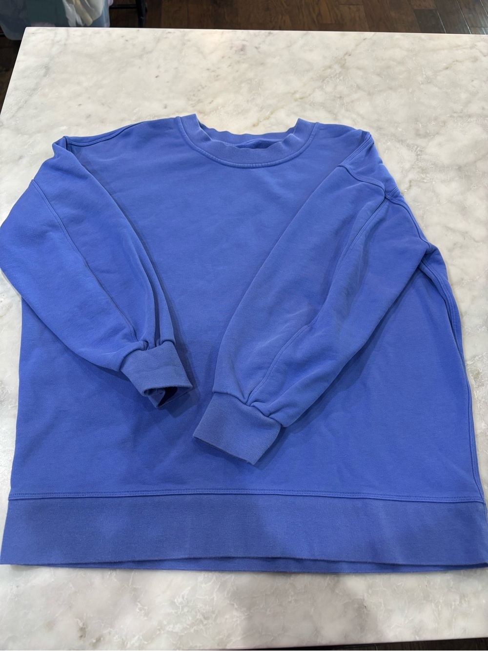 Lululemon Softstreme Physic Blue Crew Sweatshirt- 10